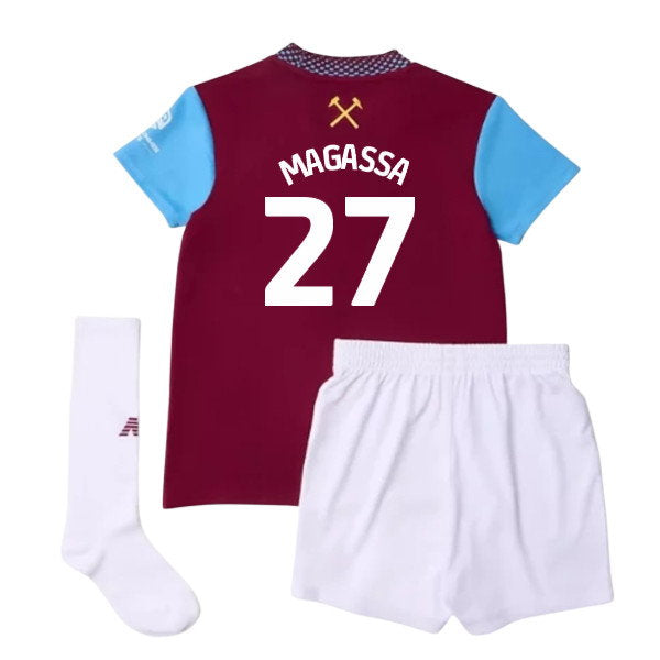 2026-2027 West Ham Home Mini Kit (Magassa 27)_0