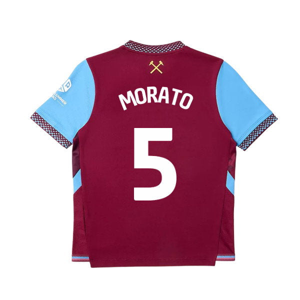 2026-2027 West Ham Home Shirt (Kids) (Morato 5)_0
