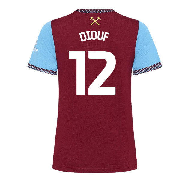 2026-2027 West Ham Home Shirt (Womens) (Diouf 12)_0