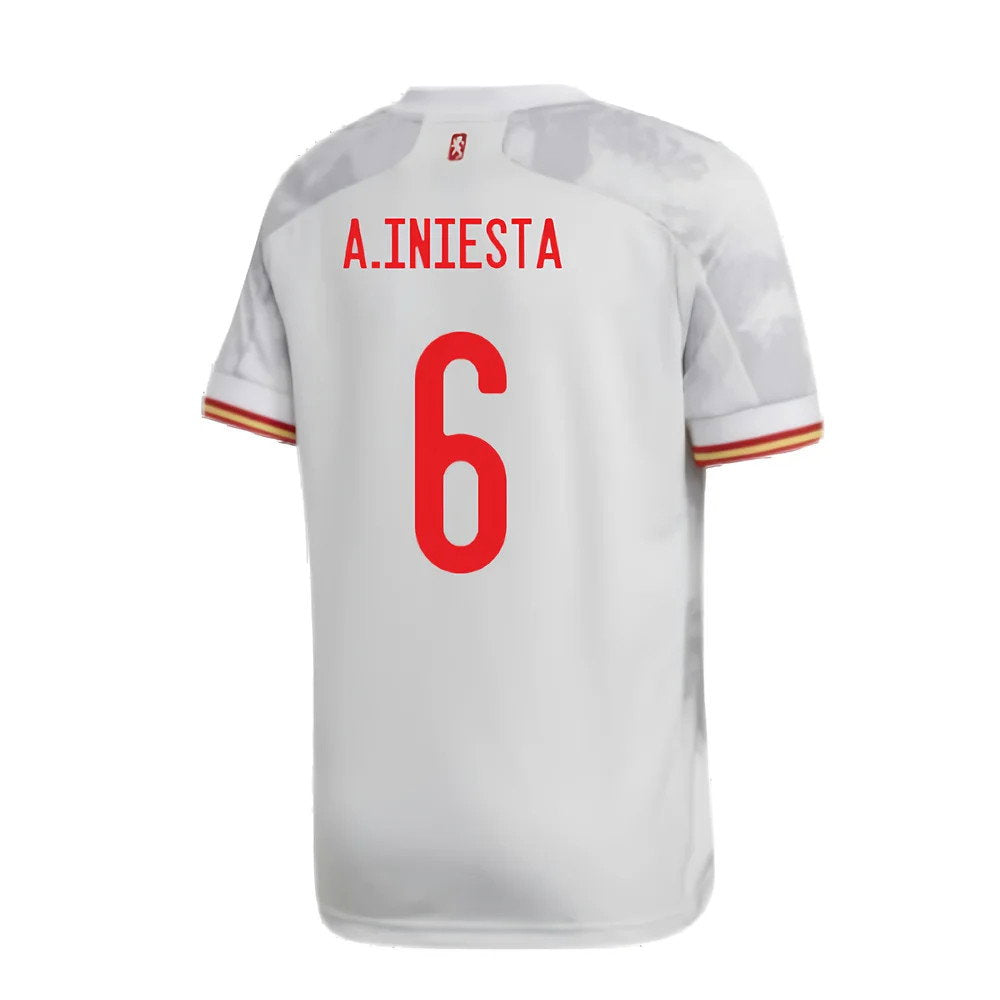 Spain 2025-2026 Home Concept Football Kit (Libero) (A.INIESTA 6)_2