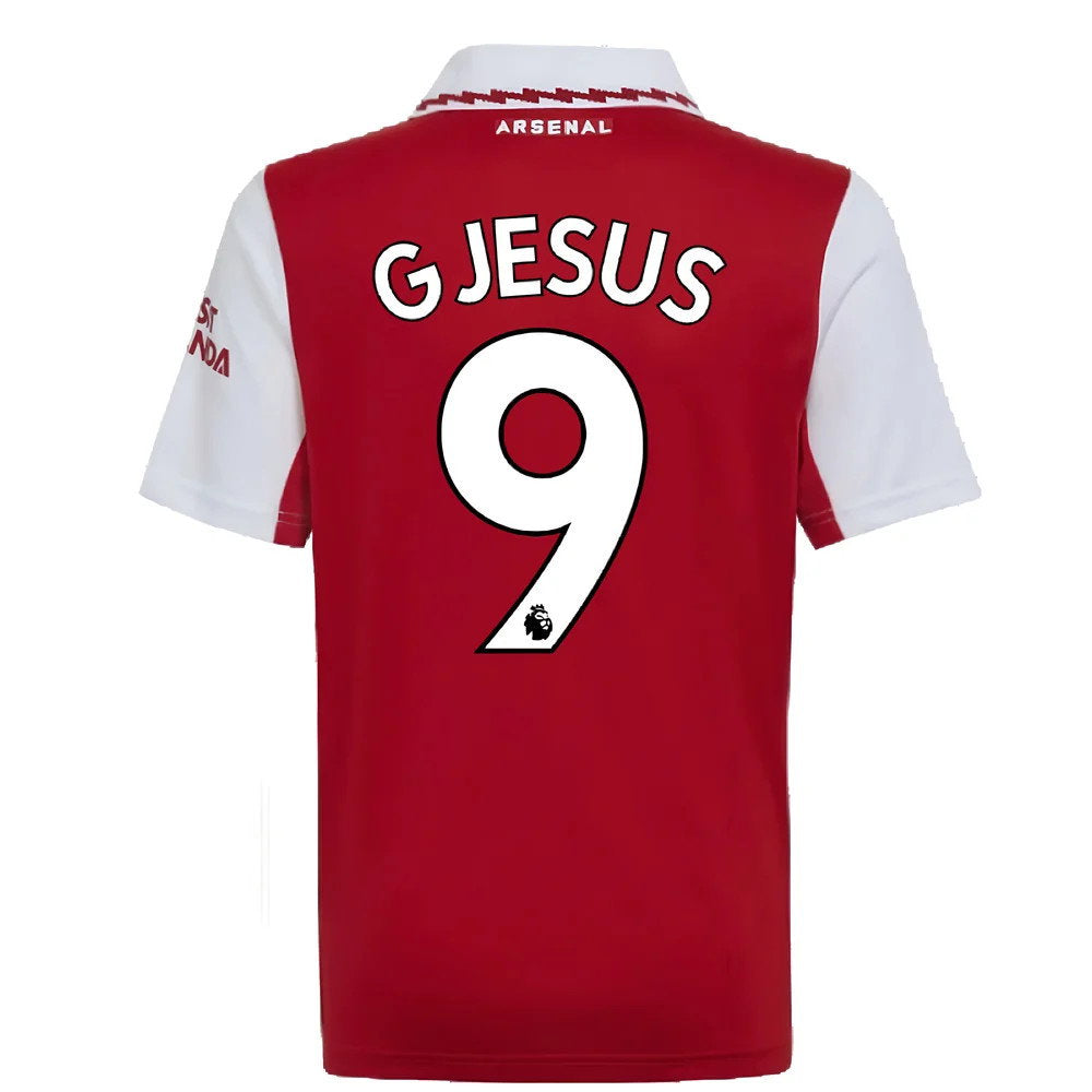 2022-2023 Arsenal Home Shirt (Kids) (G JESUS 9)_2