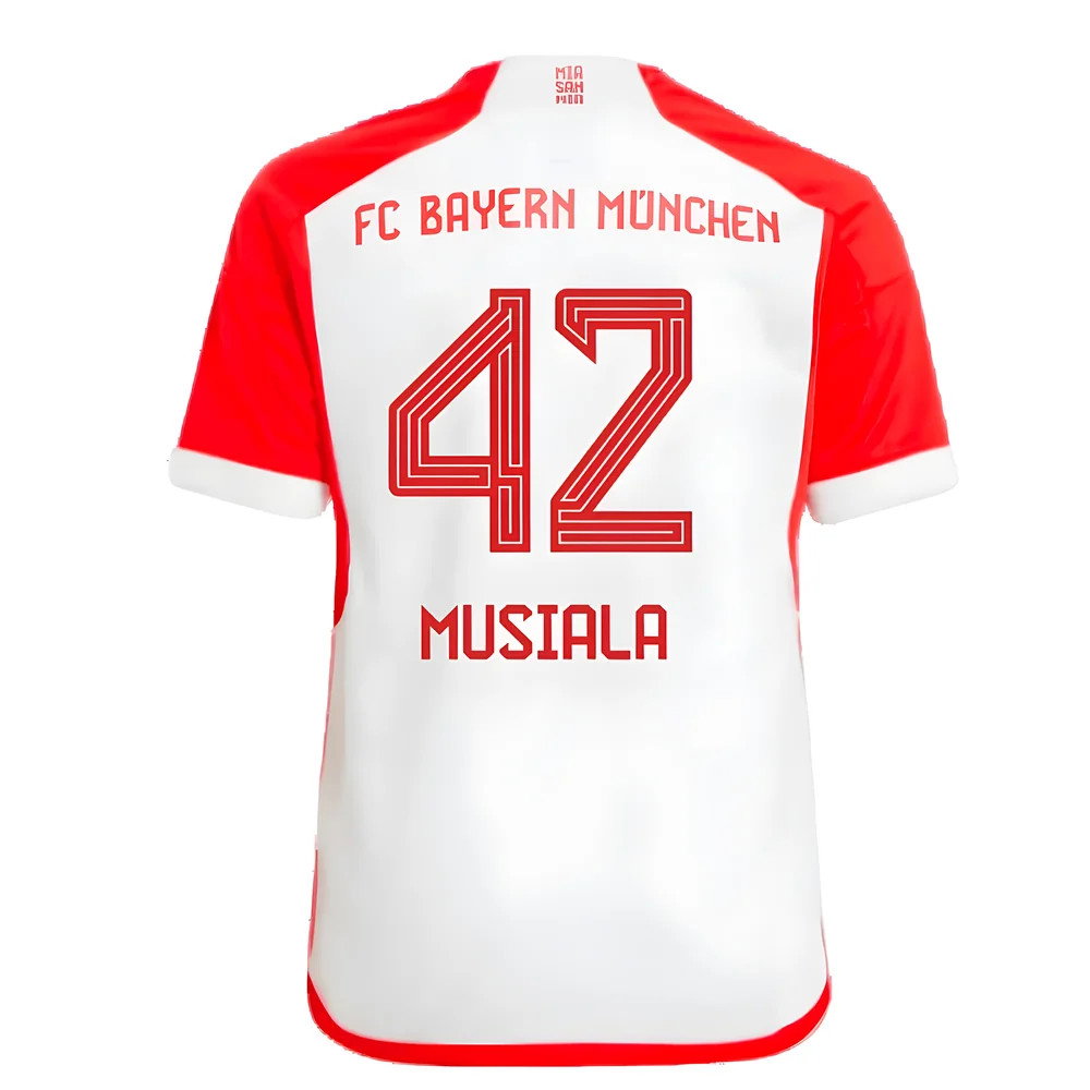 2023-2024 Bayern Munich Home Shirt (Kids) (Musiala 42)_2
