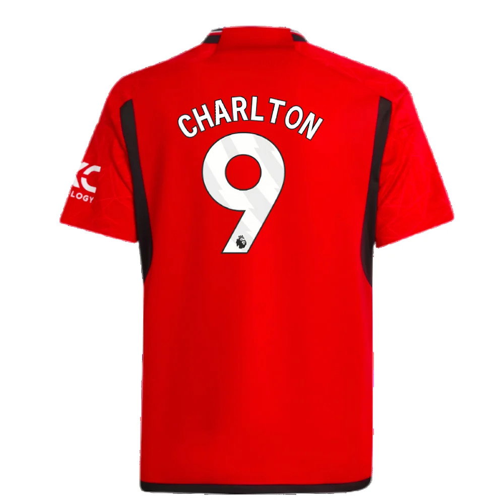 2023-2024 Man Utd Home Shirt (Kids) (Charlton 9)_2