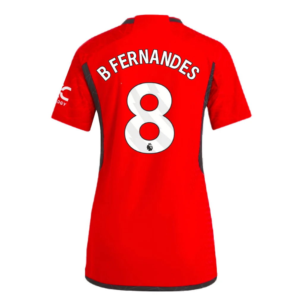 2023-2024 Man Utd Authentic Home Shirt (Ladies) (B Fernandes 8)_2