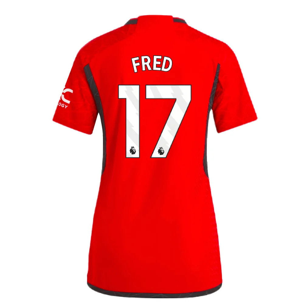 2023-2024 Man Utd Authentic Home Shirt (Ladies) (Fred 17)_2