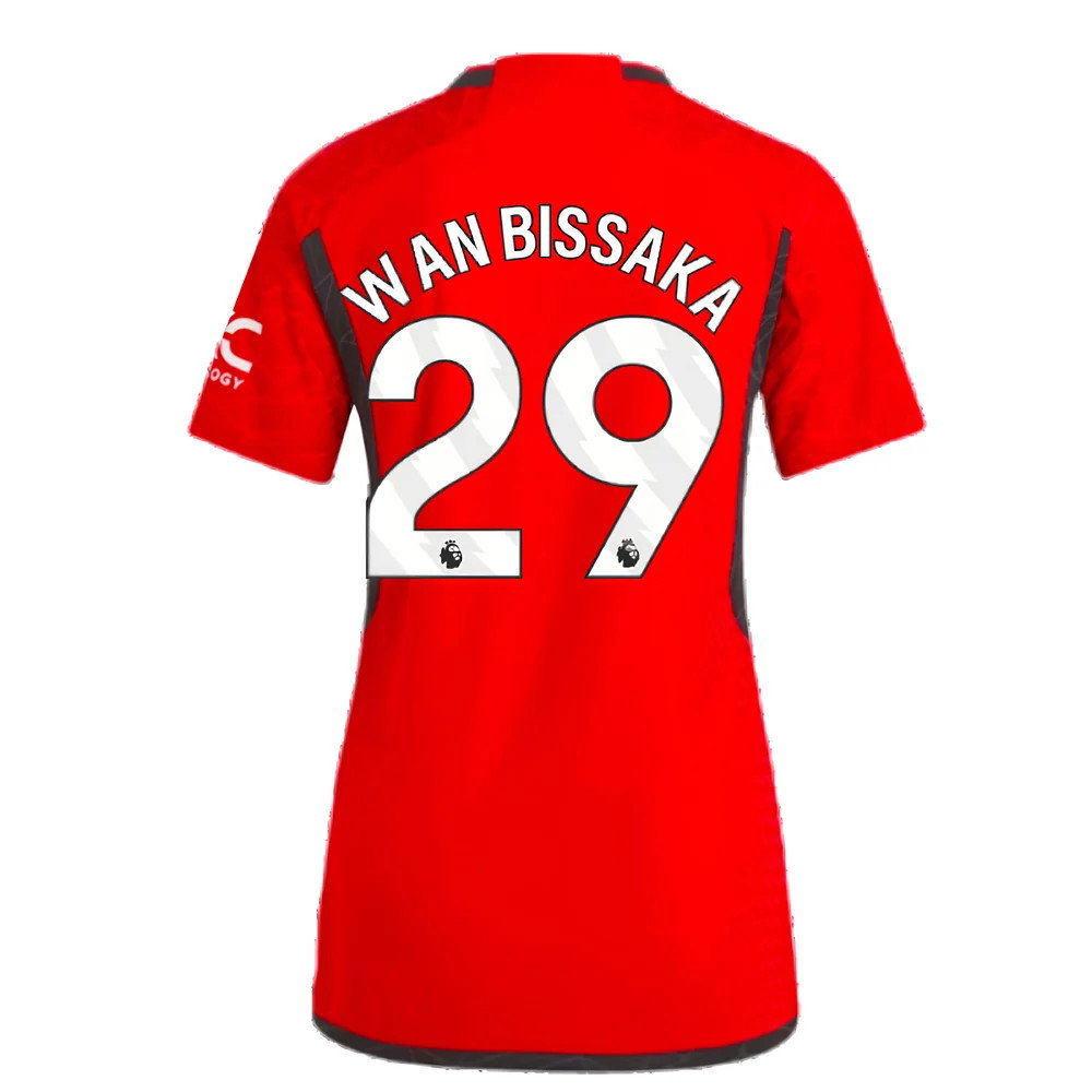 2023-2024 Man Utd Authentic Home Shirt (Ladies) (Wan Bissaka 29)_2
