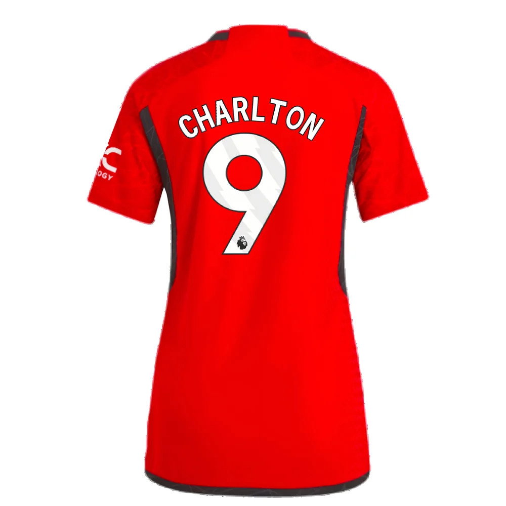 2023-2024 Man Utd Authentic Home Shirt (Ladies) (Charlton 9)_2