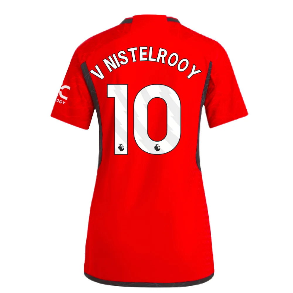 2023-2024 Man Utd Authentic Home Shirt (Ladies) (V Nistelrooy 10)_2