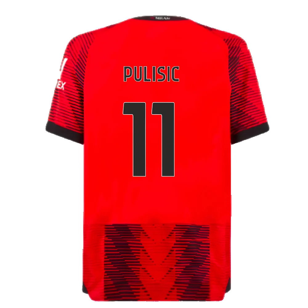 2023-2024 AC Milan Home Authentic Shirt (Pulisic 11)_2