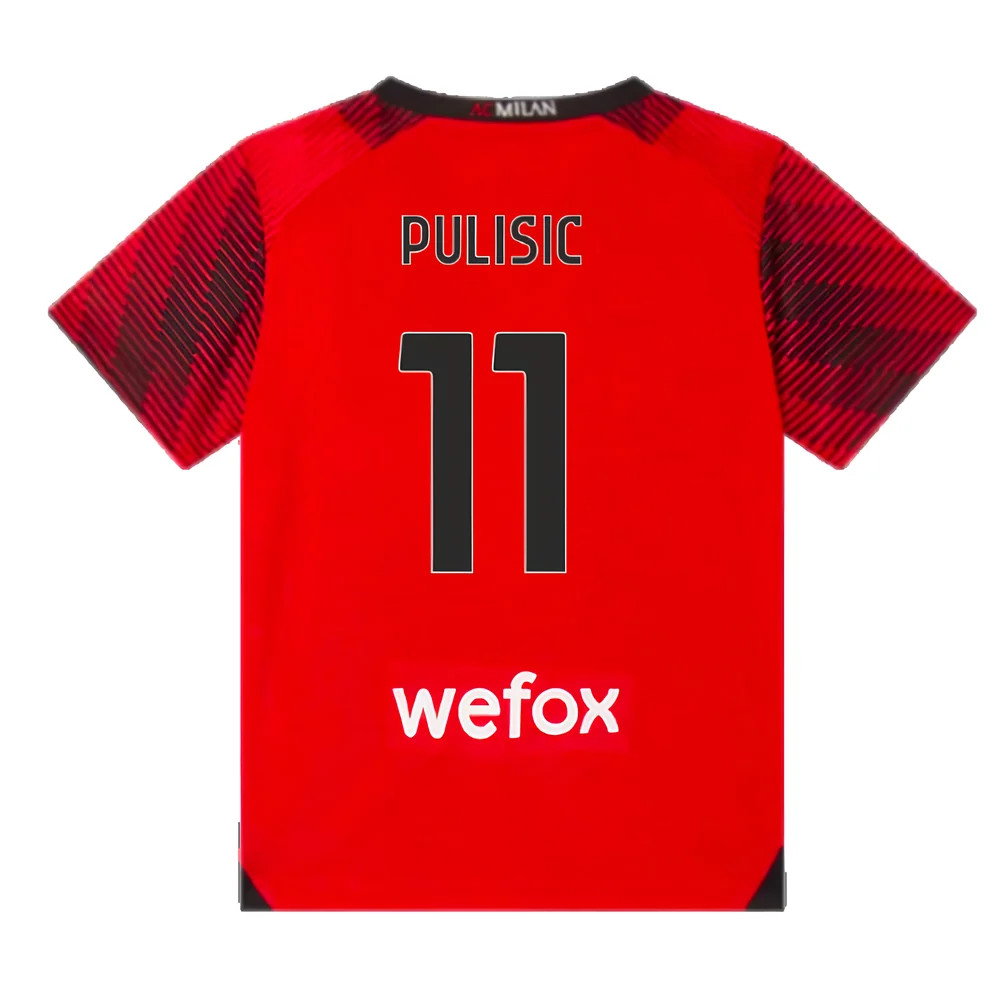 2023-2024 AC Milan Home Mini Kit (Pulisic 11)_2