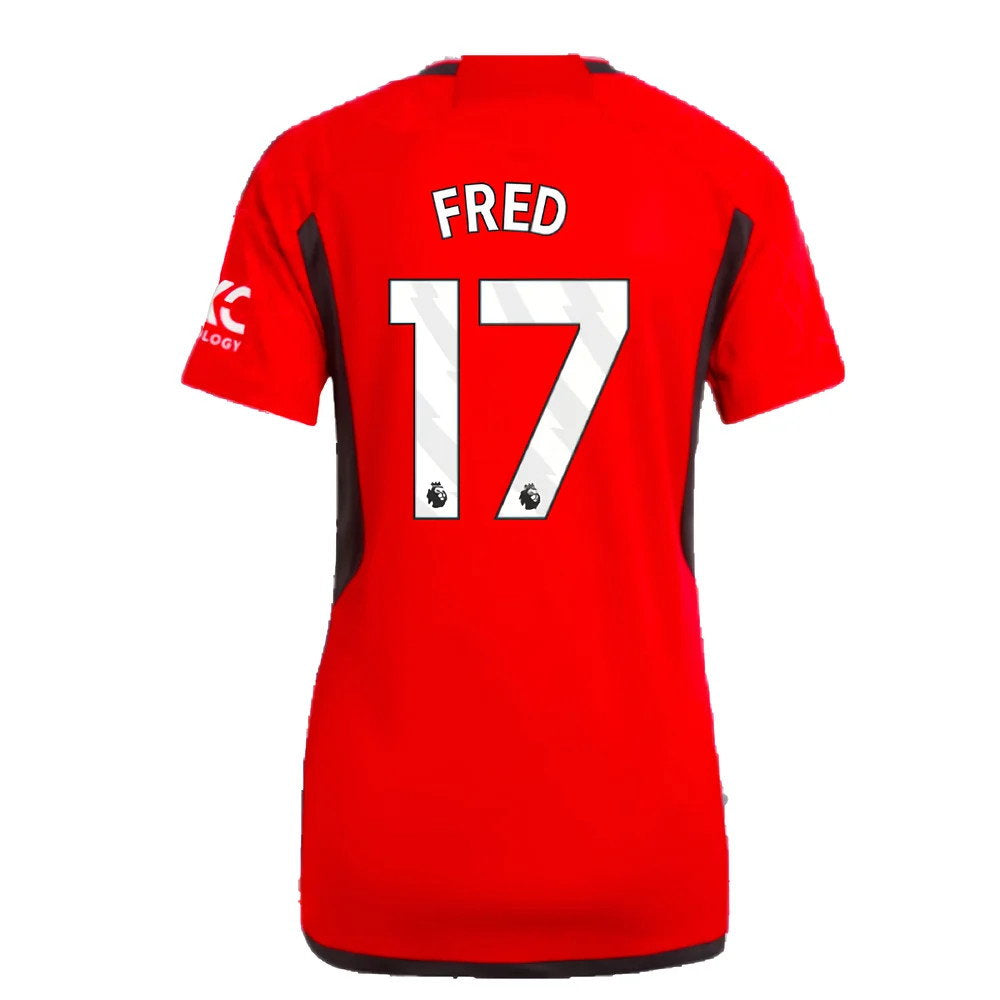 2023-2024 Man Utd Home Shirt (Ladies) (Fred 17)_2
