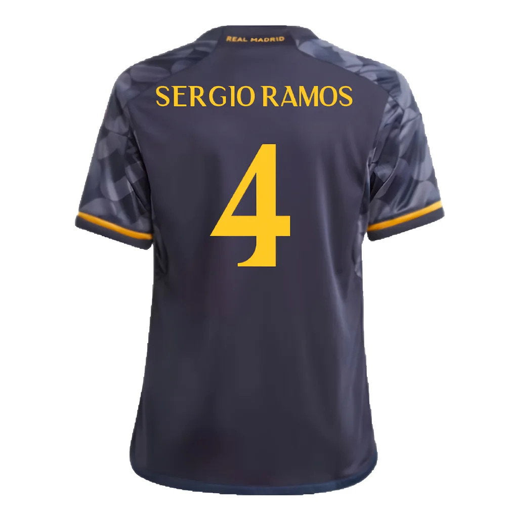 2023-2024 Real Madrid Away Shirt (Kids) (Sergio Ramos 4)_2