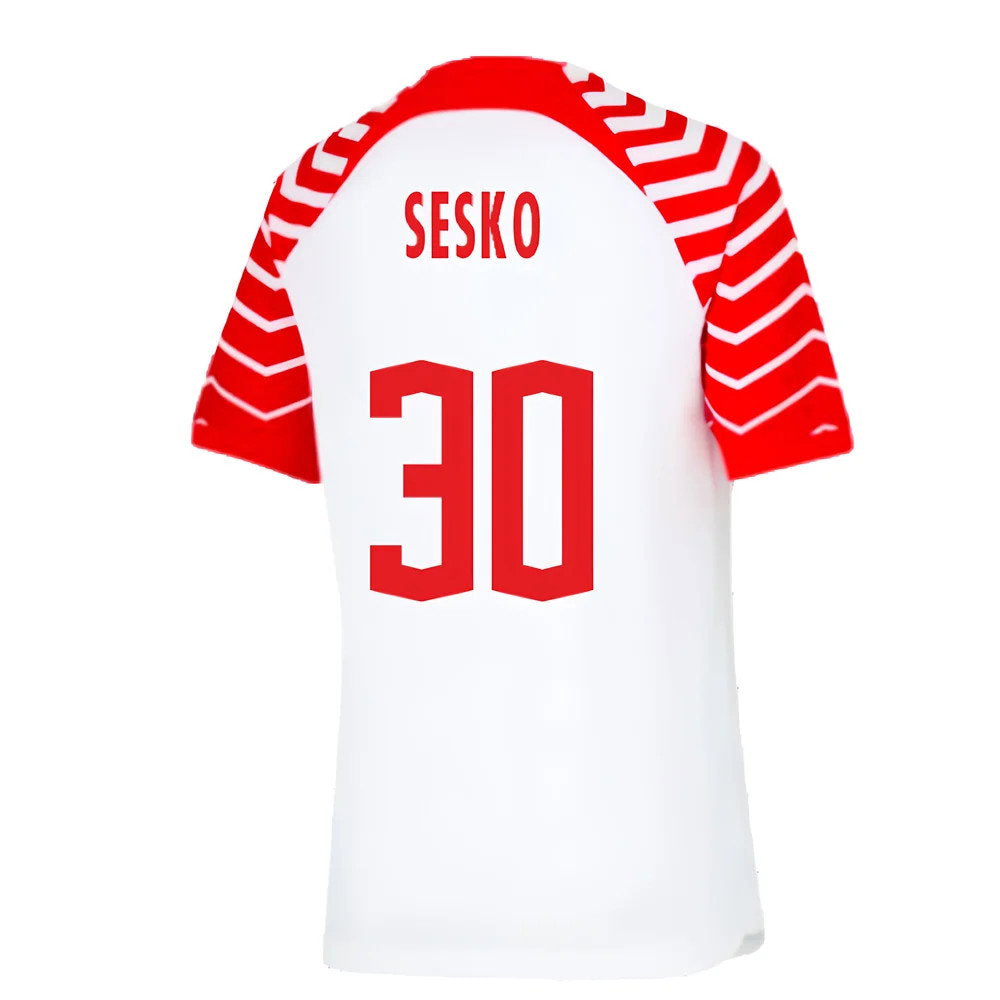 2023-2024 Red Bull Leipzig Home Shirt (Kids) (Sesko 30)_2
