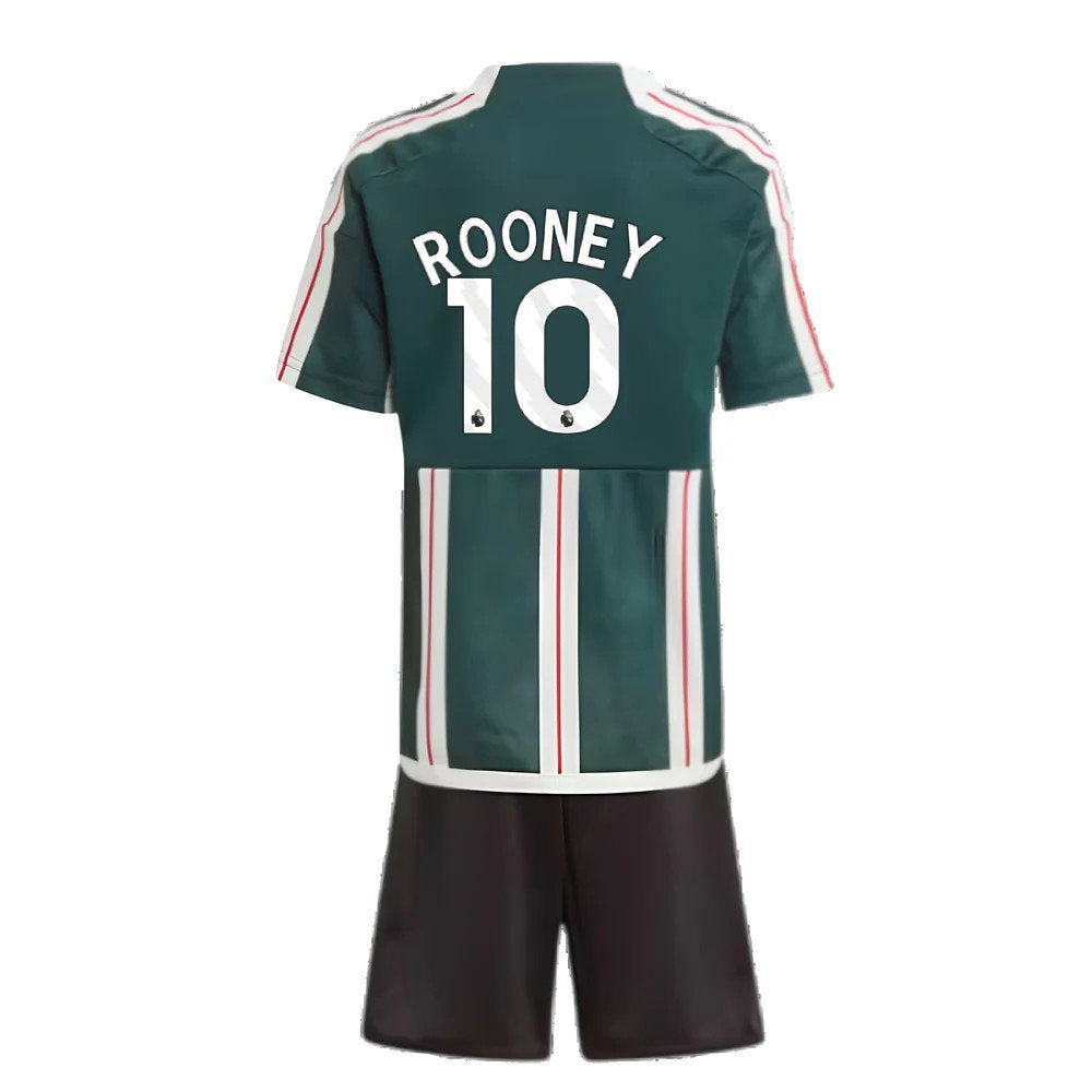 2023-2024 Man Utd Away Mini Kit (Rooney 10)_2