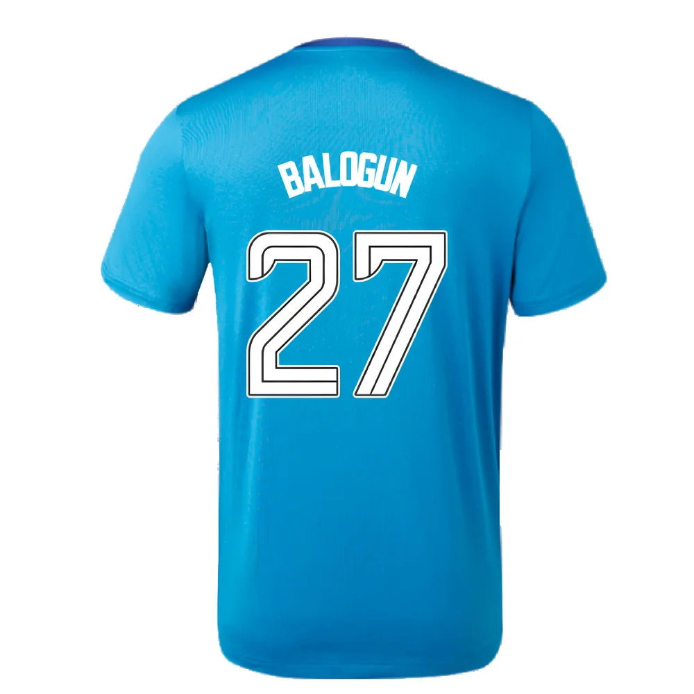 2023-2024 Rangers Players Training Tee (Deep Water) (Balogun 27)_2