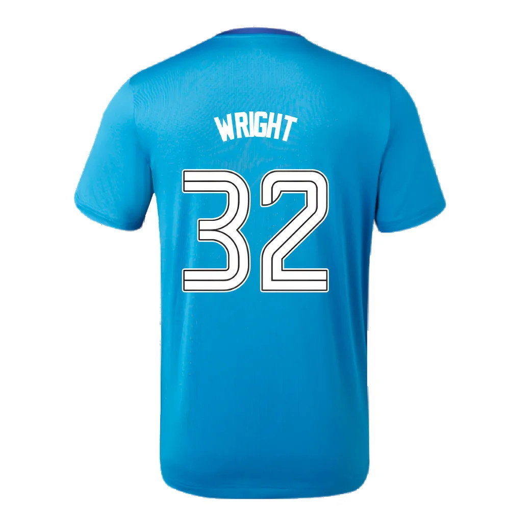 2023-2024 Rangers Players Training Tee (Deep Water) (Wright 32)_2