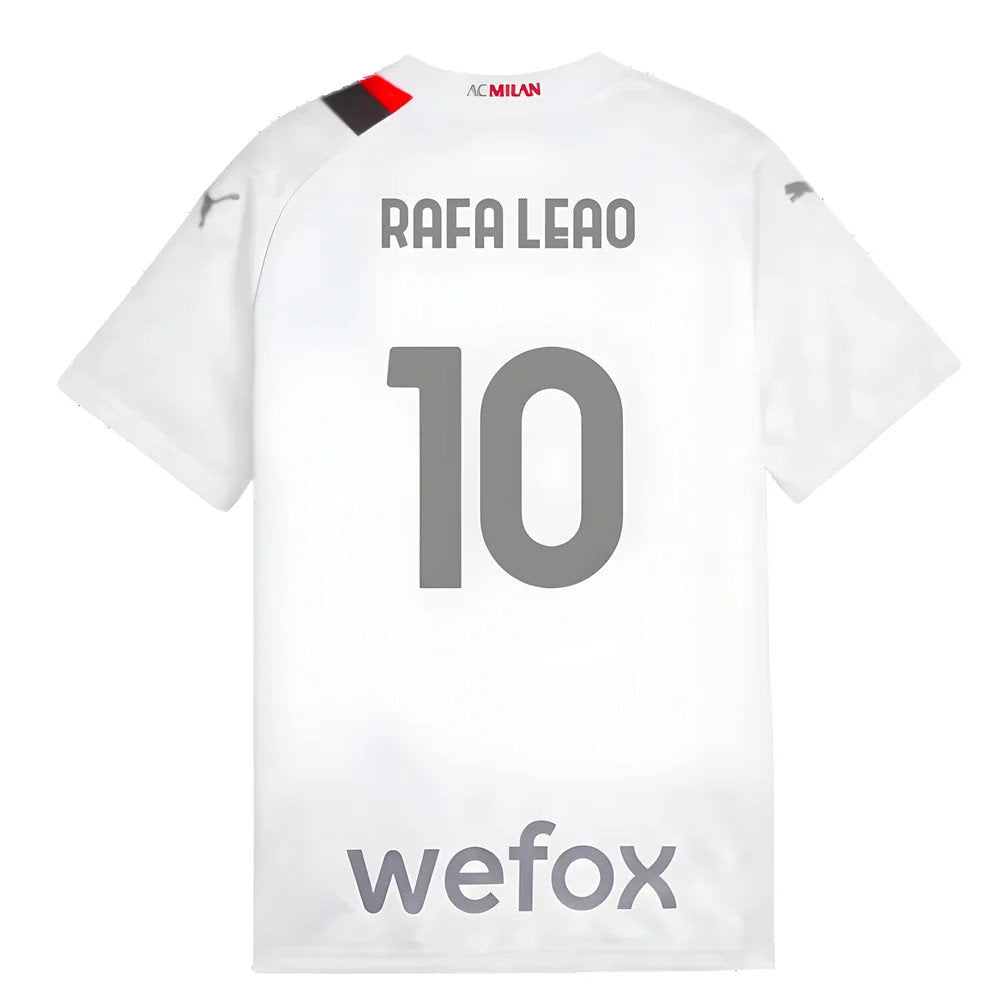 2023-2024 AC Milan Away Shirt (Kids) (Rafa Leao 10)_2