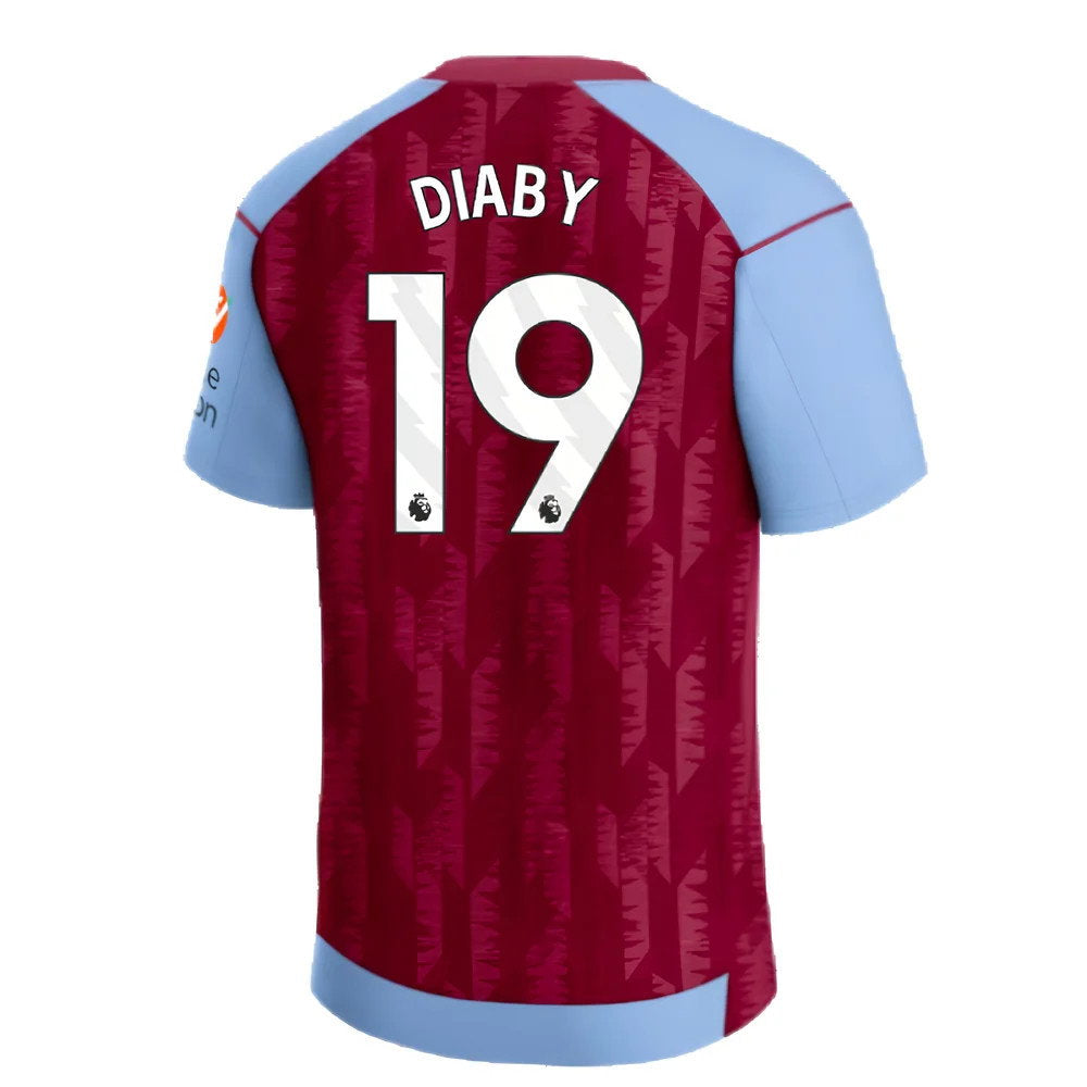 2023-2024 Aston Villa Home Shirt (Diaby 19)_2