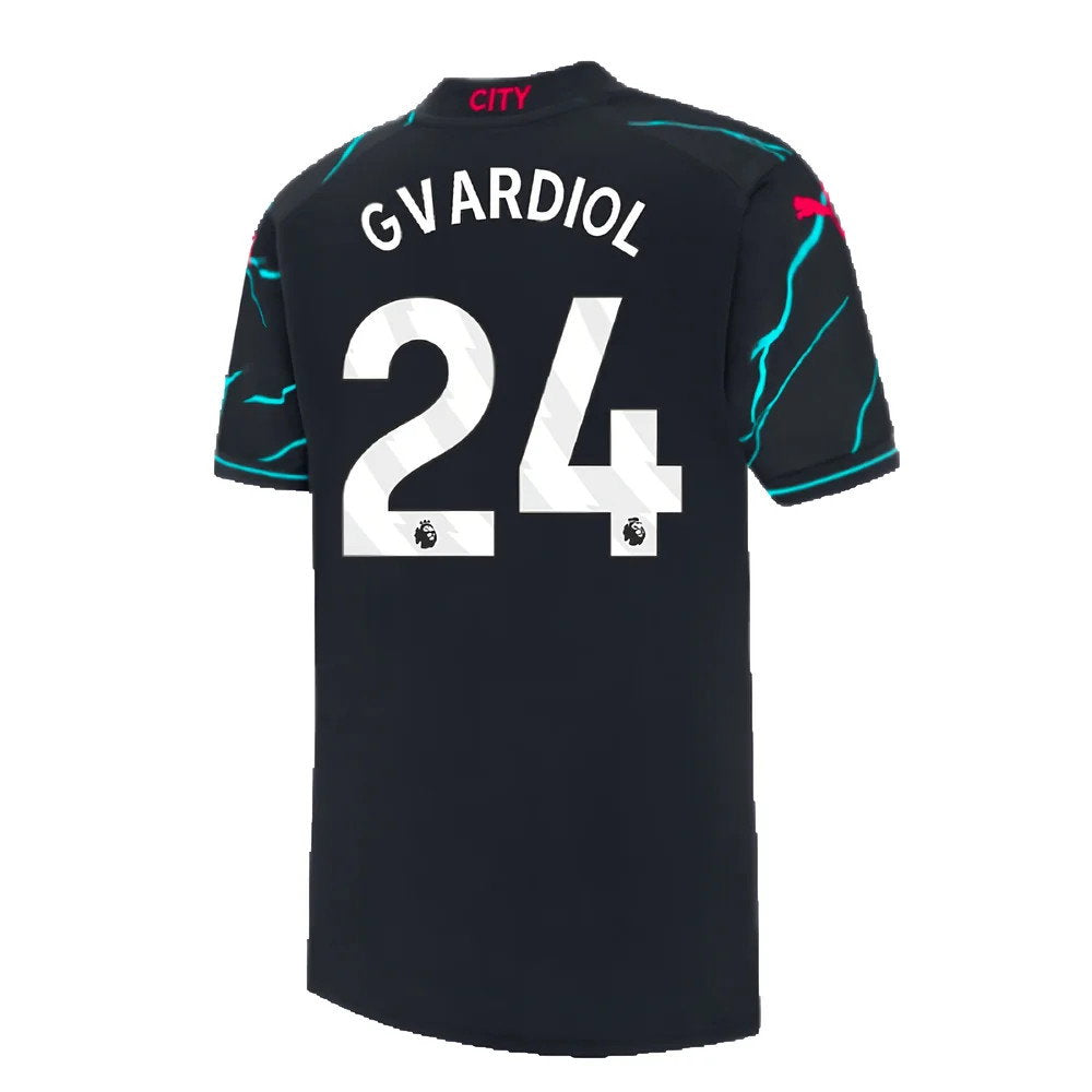 2023-2024 Man City Third Mini Kit (Gvardiol 24)_2