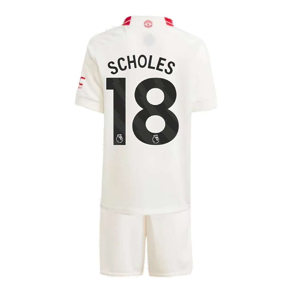 2023-2024 Man Utd Third Mini Kit (Scholes 18)_2