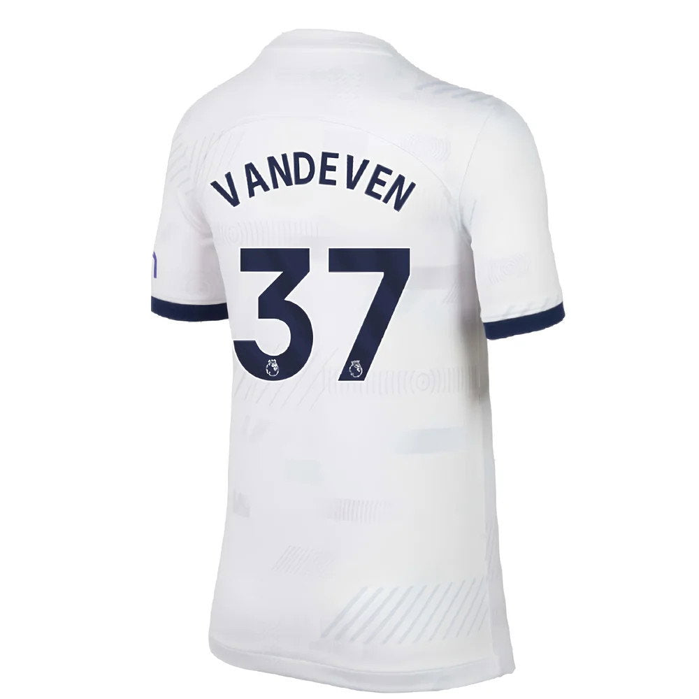 2023-2024 Tottenham Home Shirt (Kids) (Van De Ven 37)_2