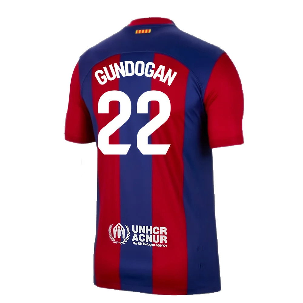 2023-2024 Barcelona Home Shirt (Gundogan 22)_2