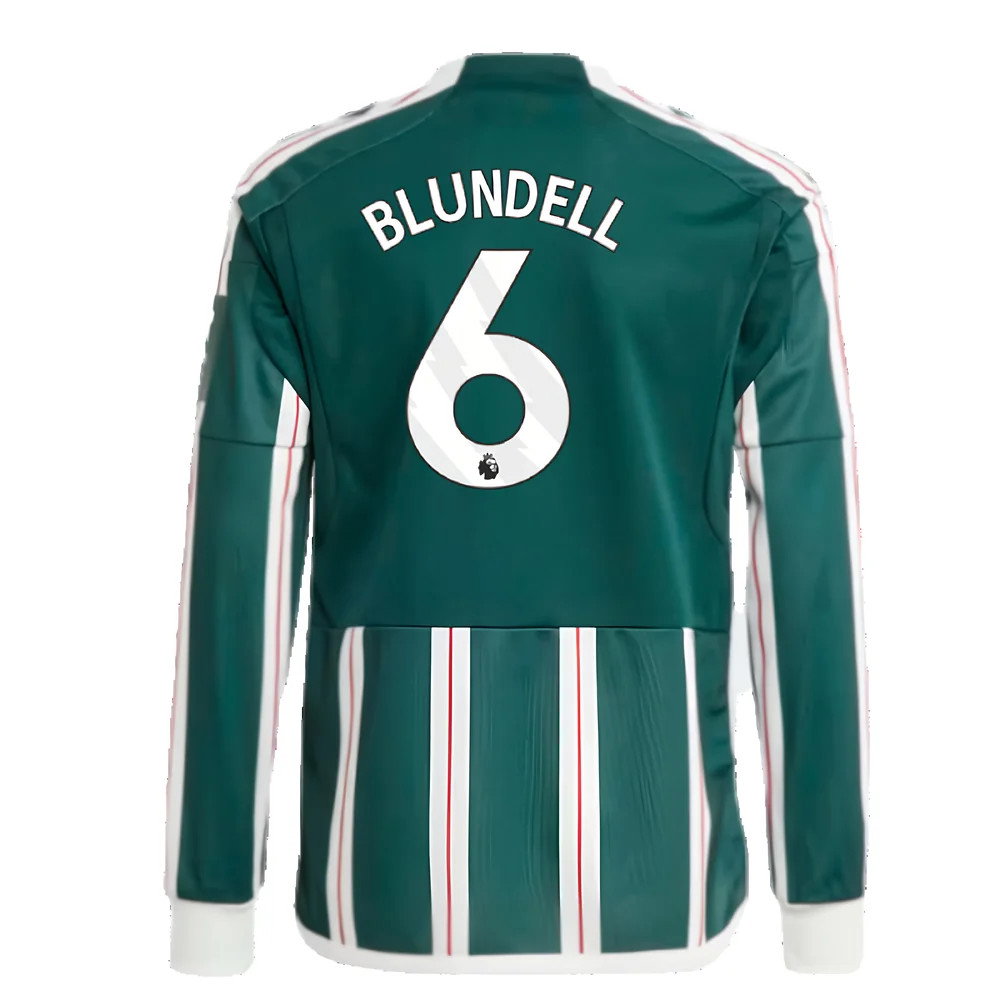 2023-2024 Man Utd Away Long Sleeve Shirt (Kids) (Blundell 6)_2