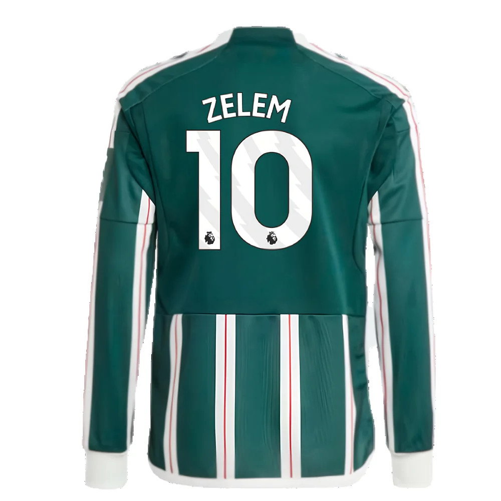 2023-2024 Man Utd Away Long Sleeve Shirt (Kids) (Zelem 10)_2