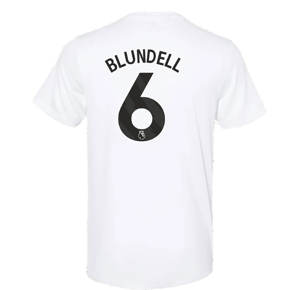 2023-2024 Man Utd Training Tee (White) (Blundell 6)_2