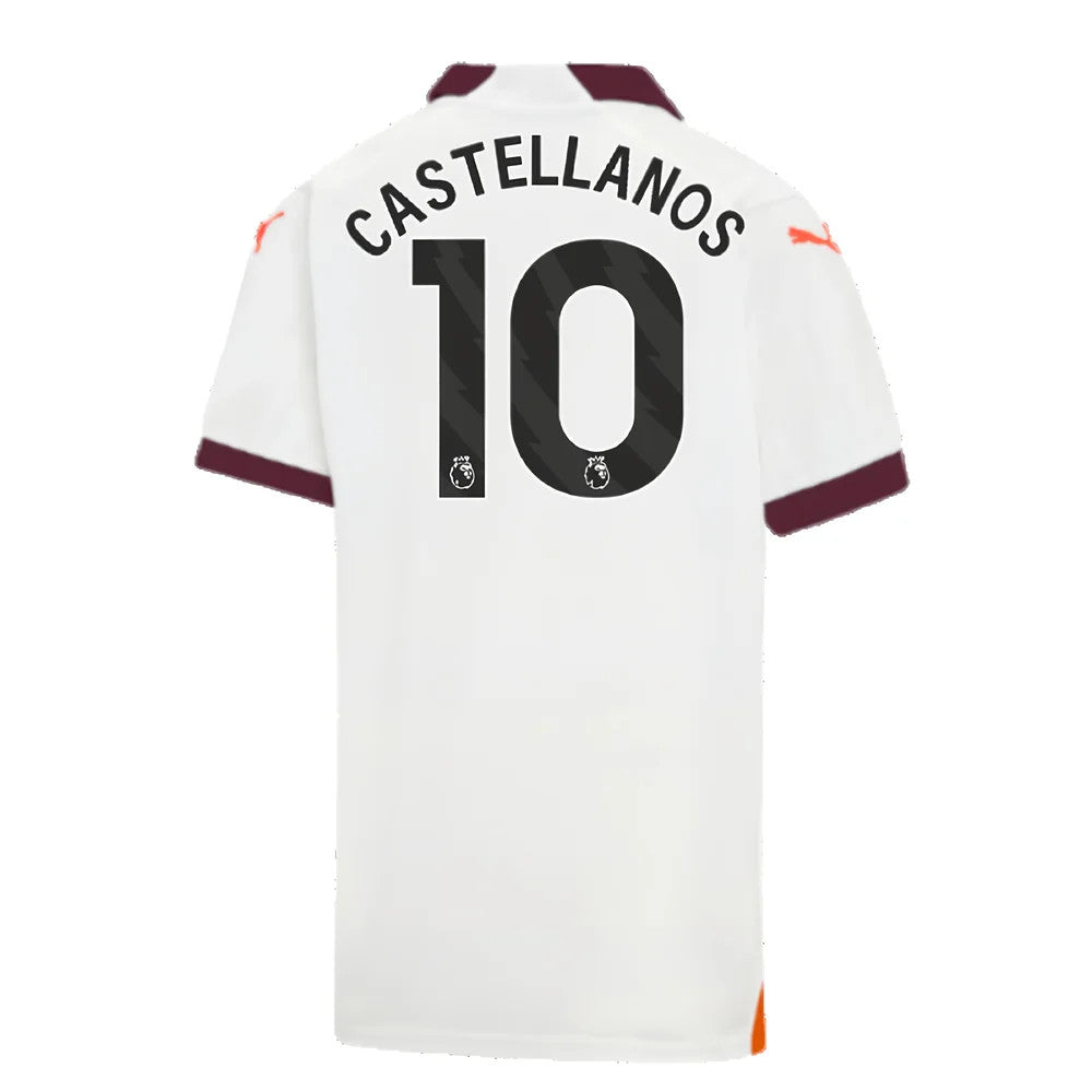 2023-2024 Man City Away Shirt (Kids) (Castellanos 10)_2