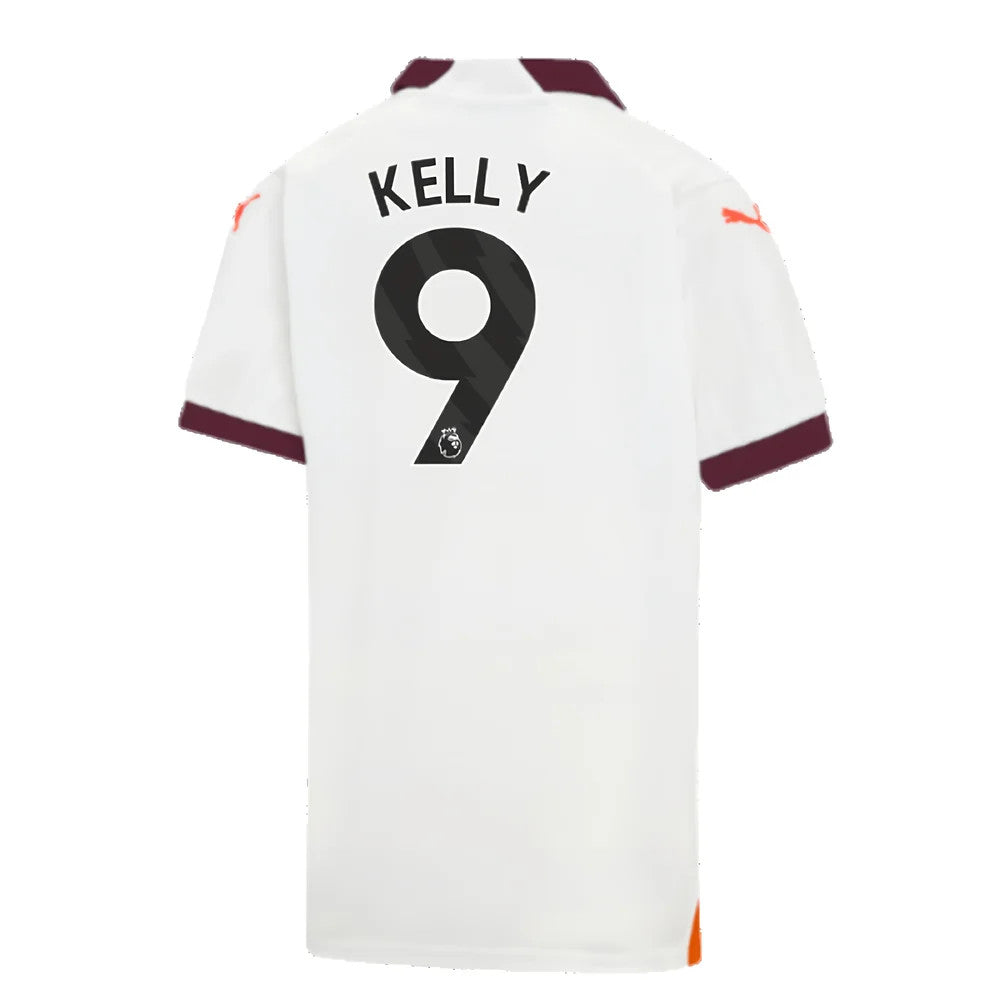 2023-2024 Man City Away Shirt (Kids) (Kelly 9)_2