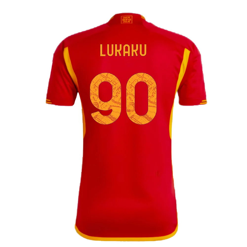 2023-2024 AS Roma Home Shirt (LUKAKU 90)_2