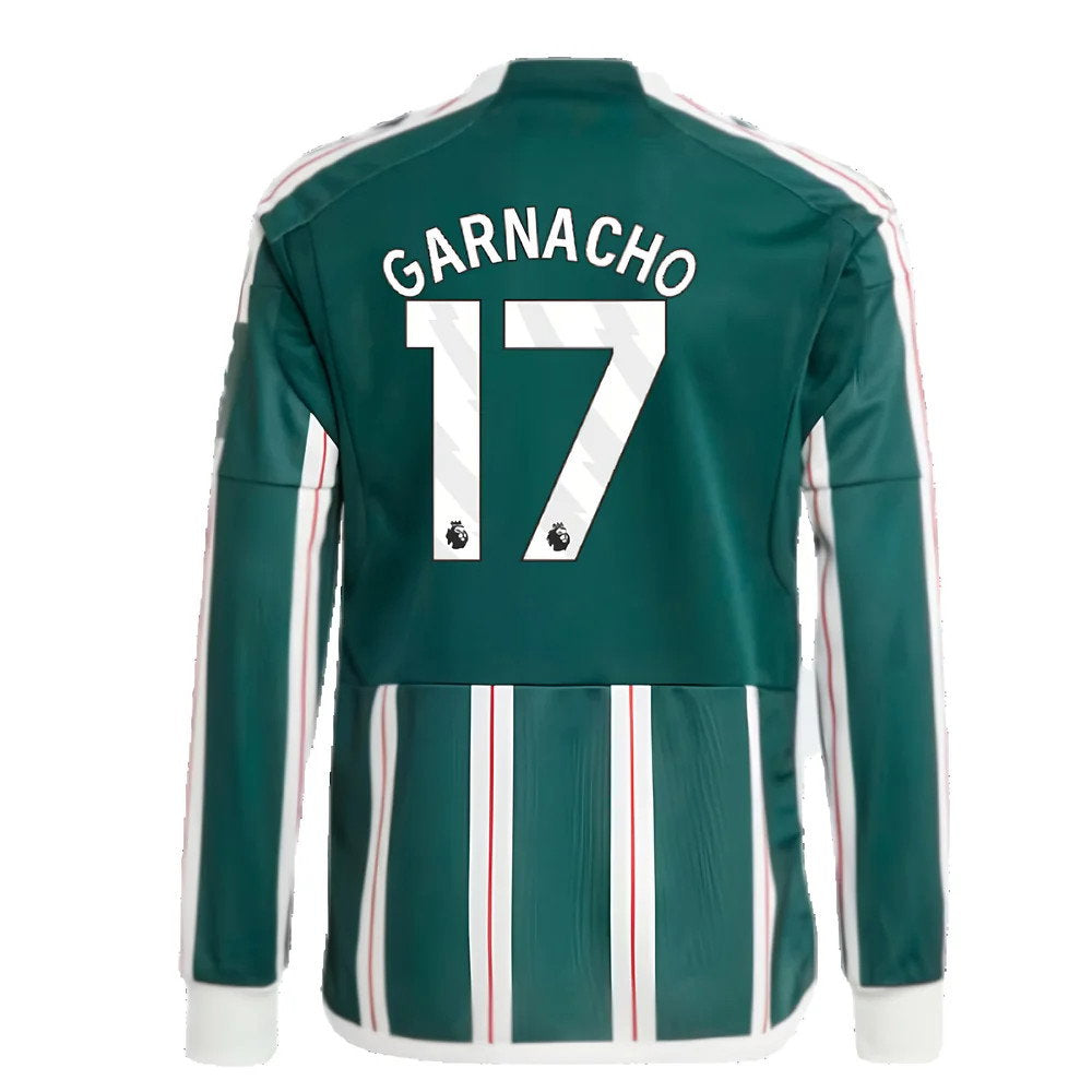 2023-2024 Man Utd Away Long Sleeve Shirt (Kids) (Garnacho 17)_2
