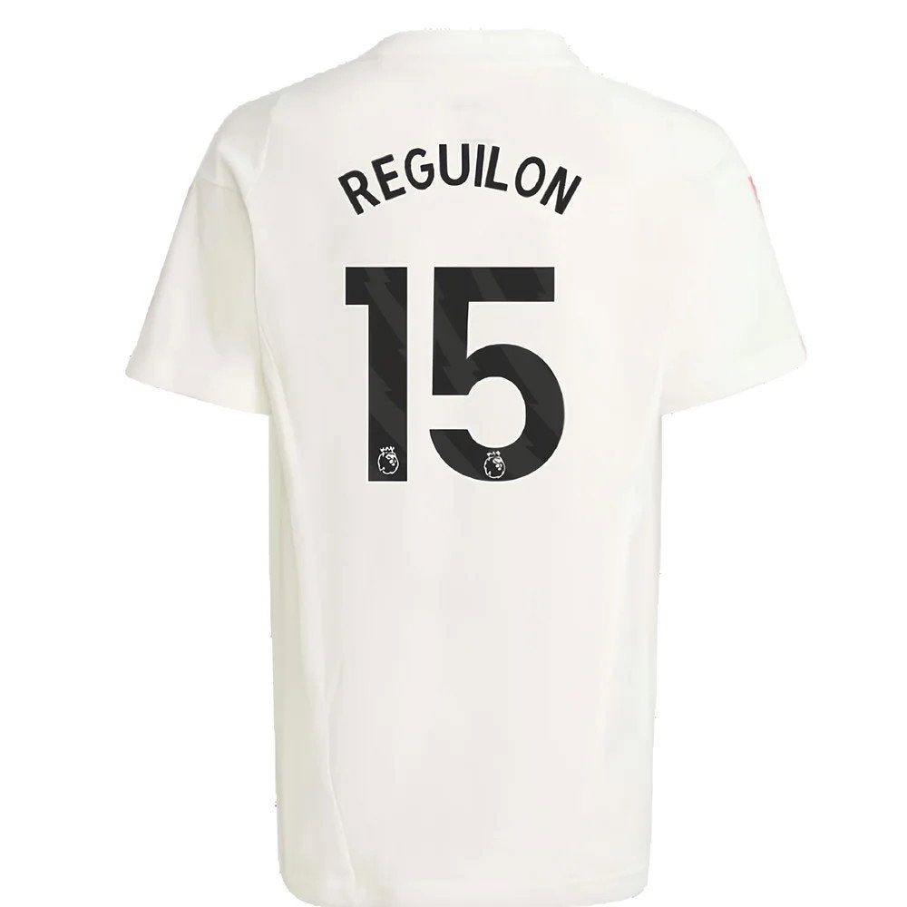 2023-2024 Man Utd Training Tee (White) - Kids (Reguilon 15)_2