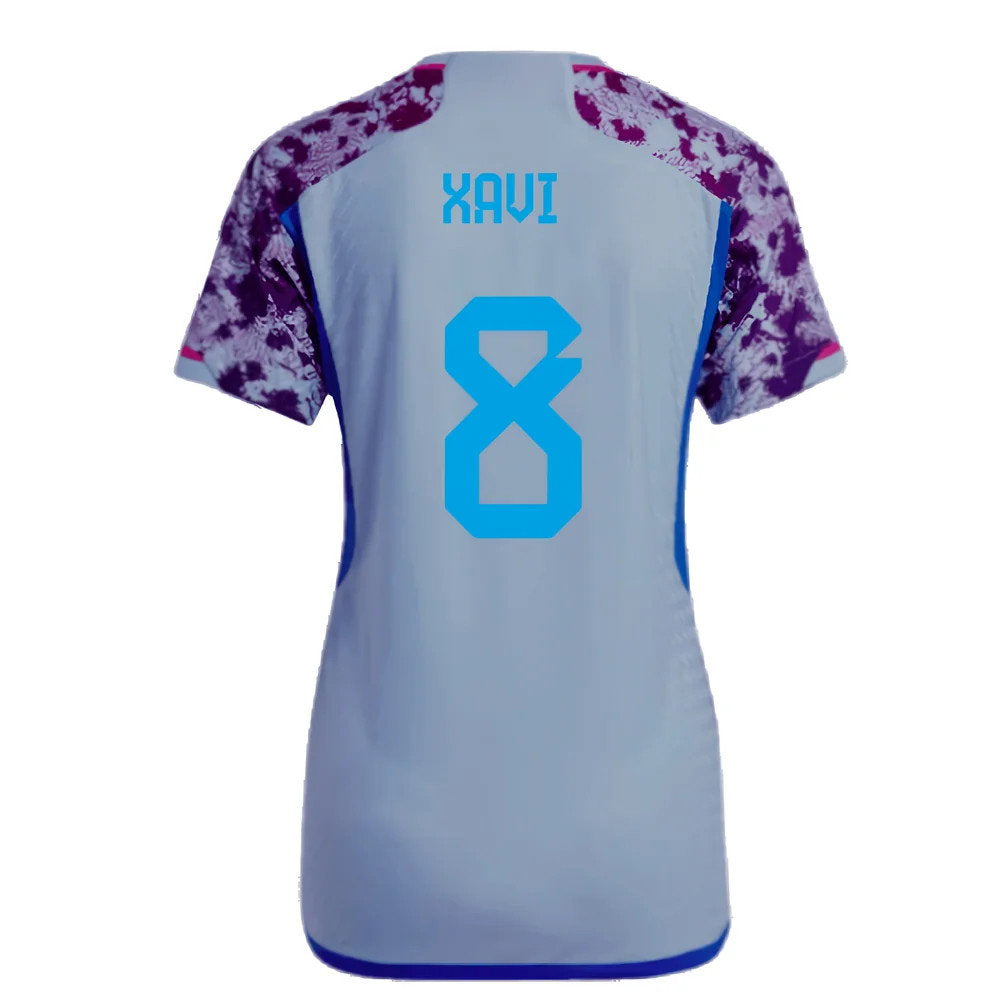 2023-2024 Spain Authentic Away Jersey - Ladies (Xavi 8)_2