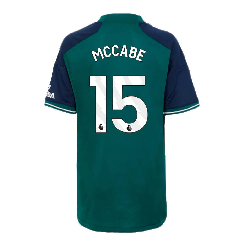 2023-2024 Arsenal Third Shirt (Kids) (McCabe 15)_2