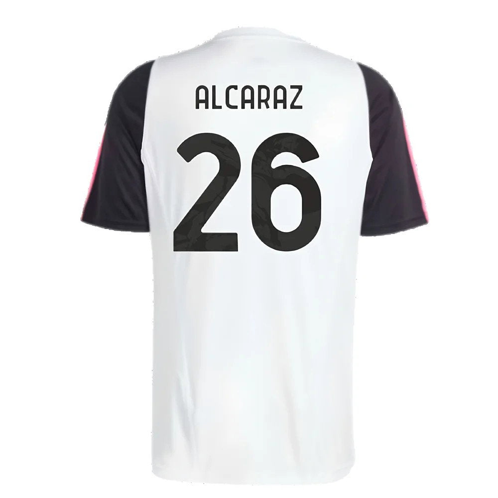 2023-2024 Juventus Training Shirt (White) (Alcaraz 26)_2