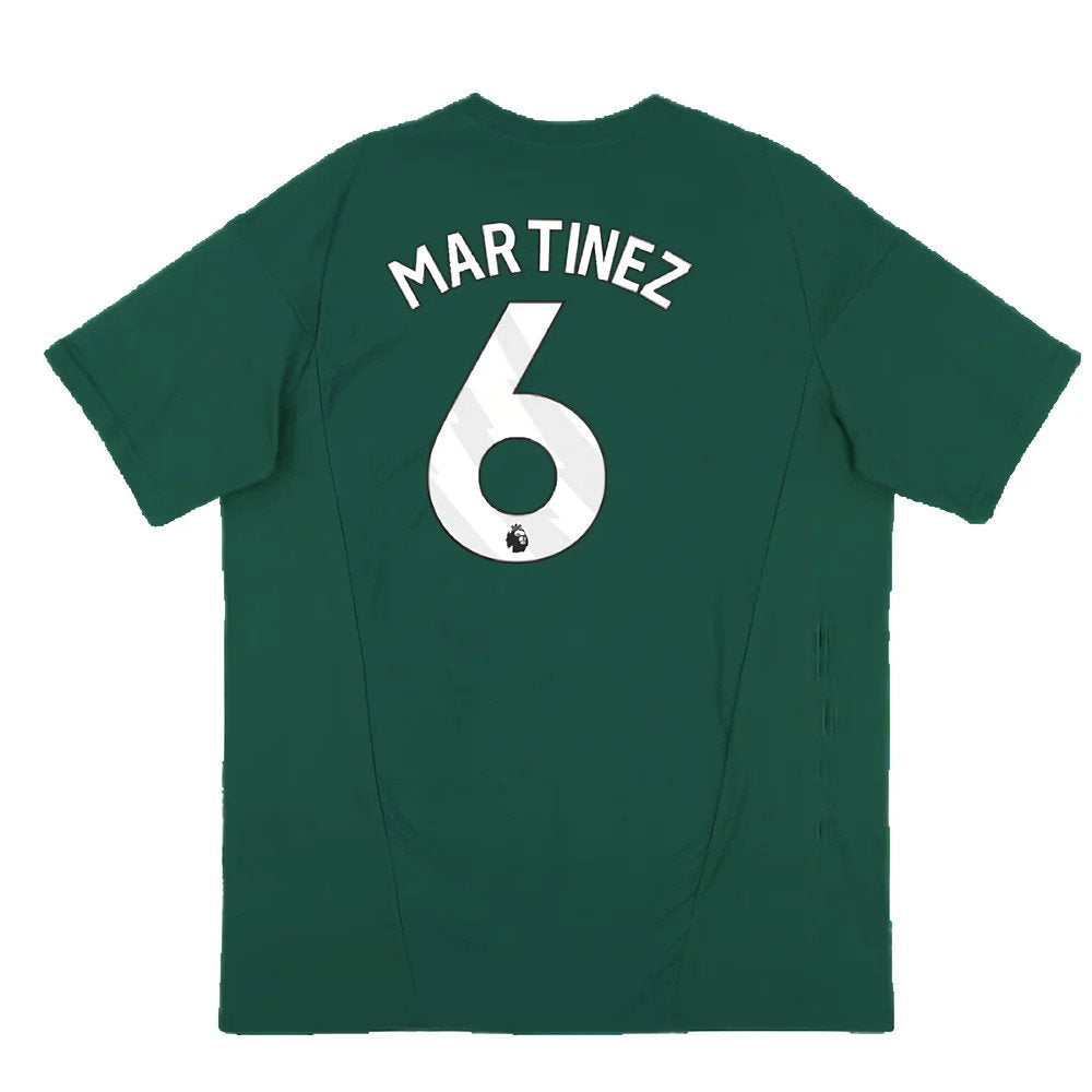 2023-2024 Man Utd Training Tee (Green) (Martinez 6)_2