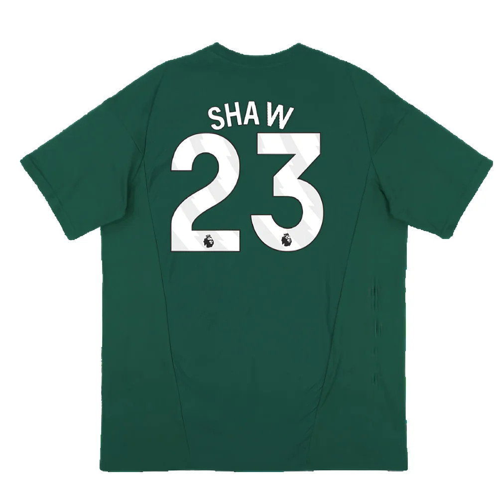 2023-2024 Man Utd Training Tee (Green) (Shaw 23)_2
