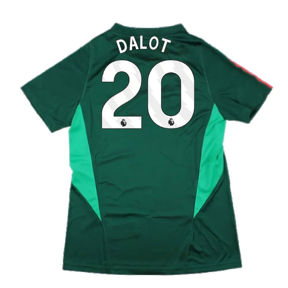 2023-2024 Man Utd Training Shirt (Green) - Ladies (Dalot 20)_2