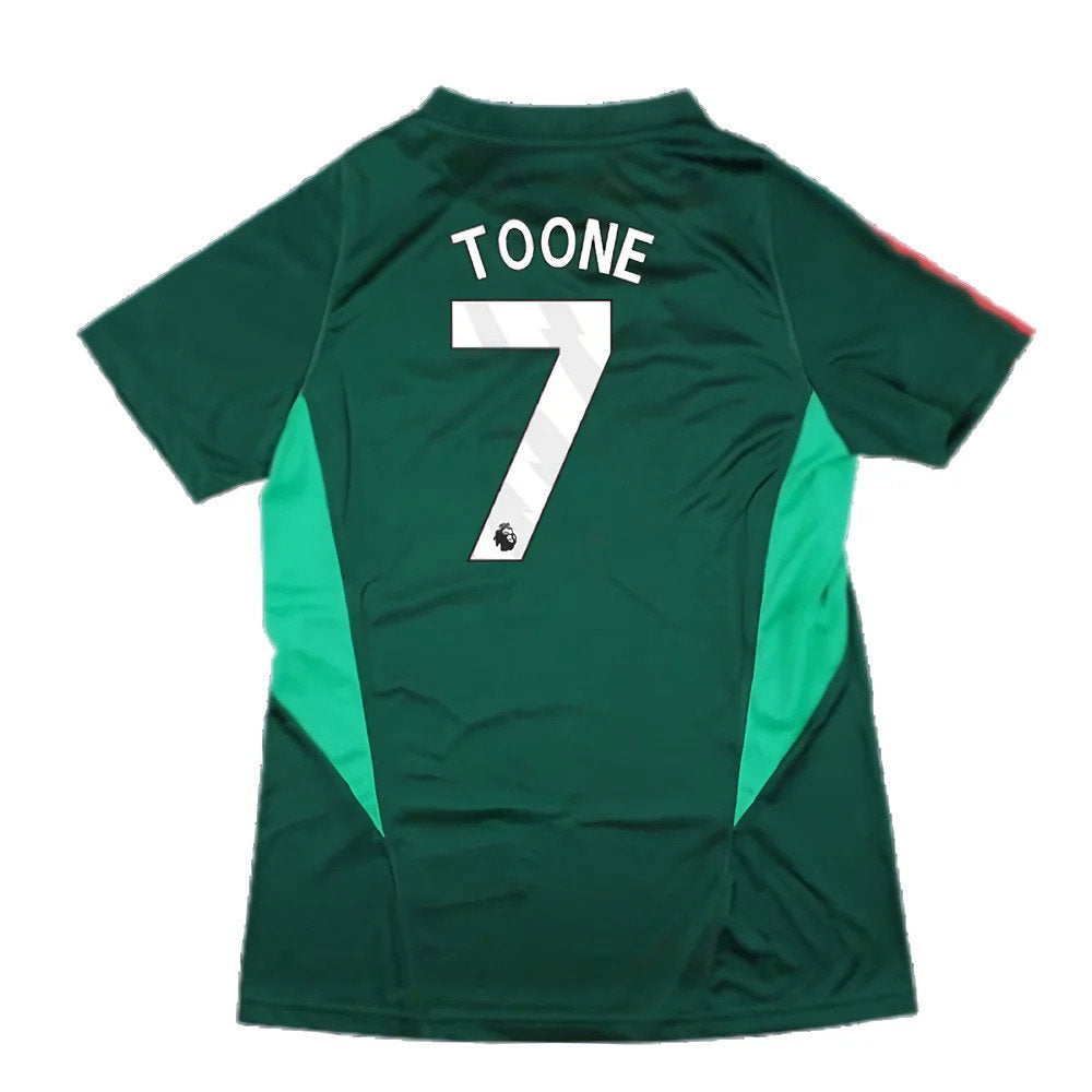 2023-2024 Man Utd Training Shirt (Green) - Ladies (Toone 7)_2