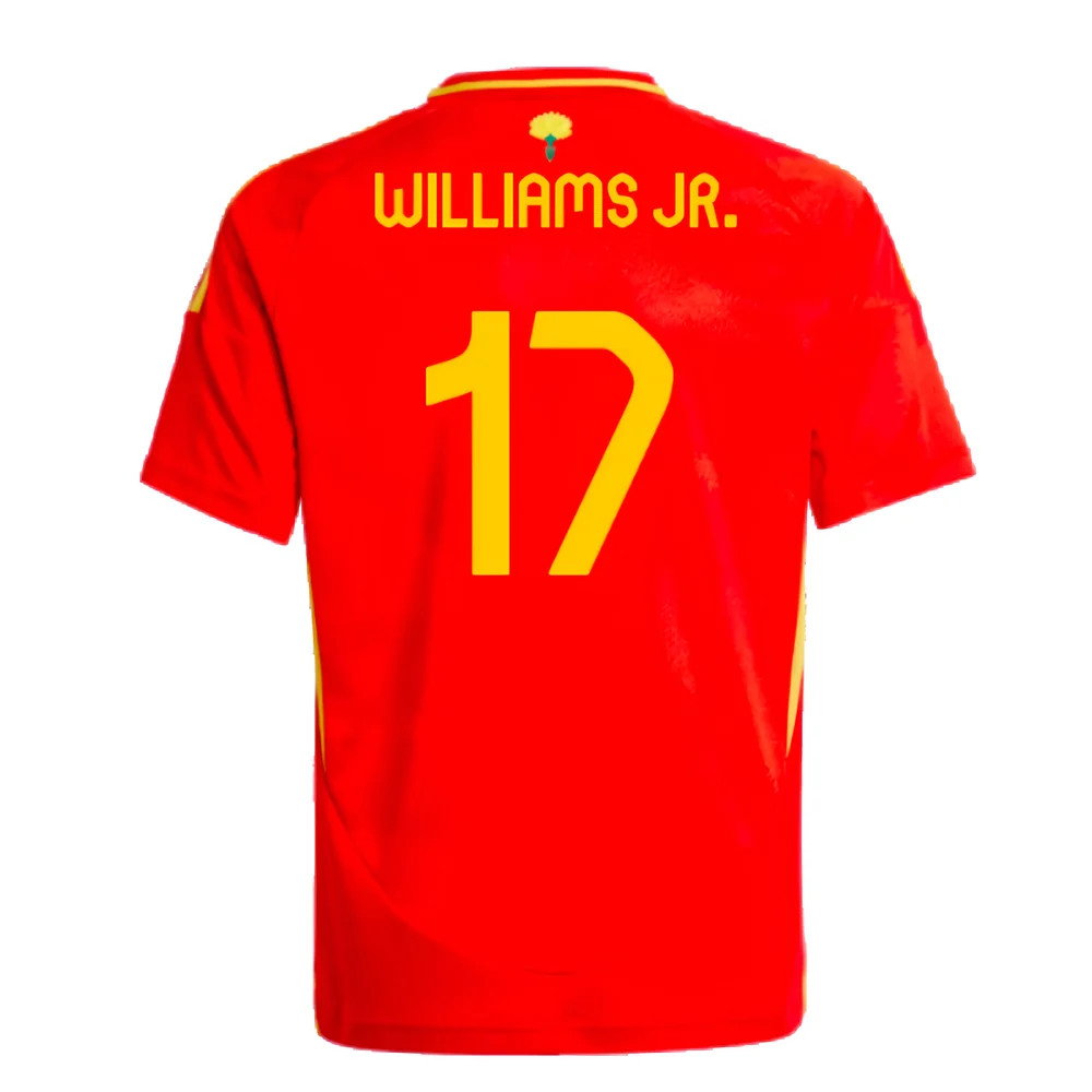 2024-2025 Spain Home Shirt (Kids) (Williams JR. 17)_2