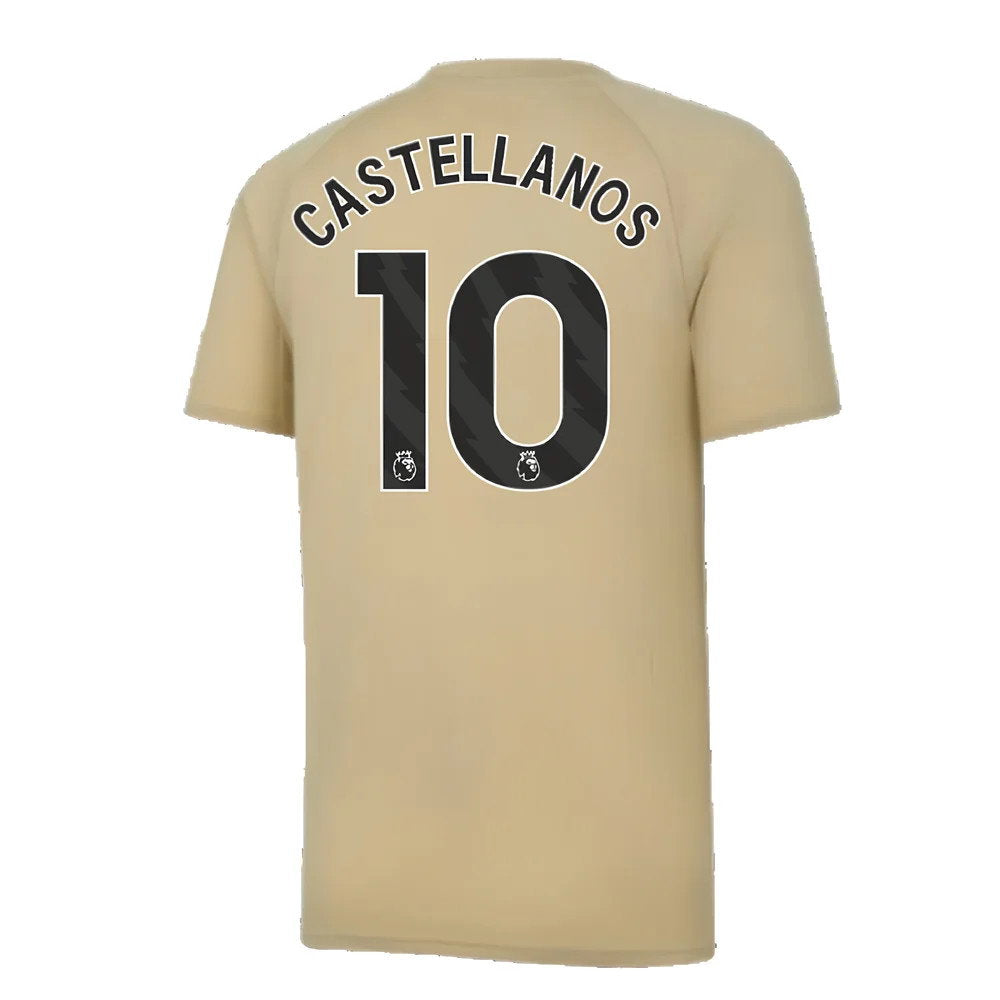2023-2024 Man City Prematch SS Jersey (Granola) (Castellanos 10)_2