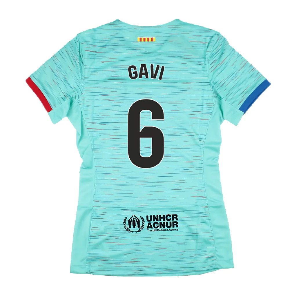 2023-2024 Barcelona Third Shirt (Womens) (Gavi 6)_2