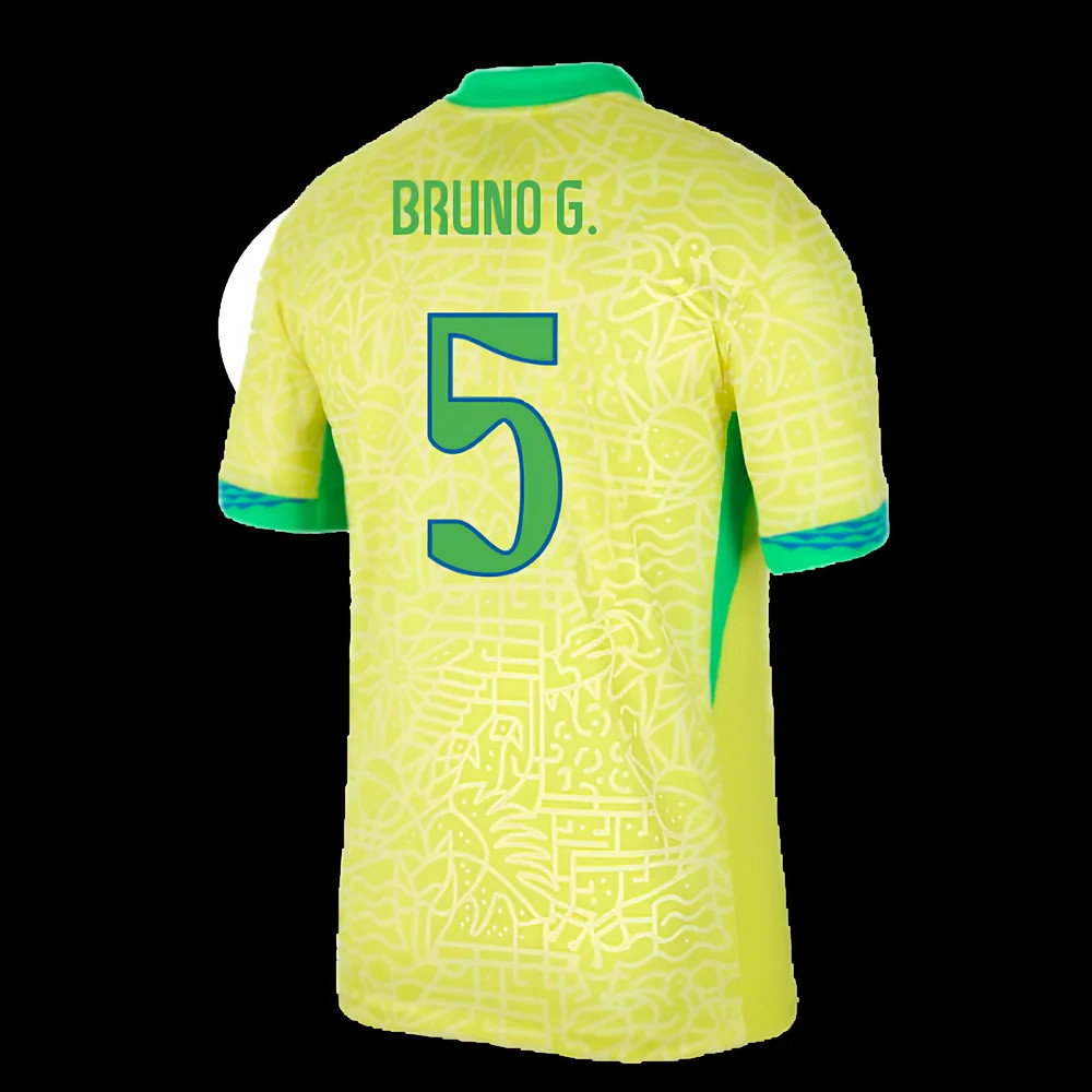 2024-2025 Brazil Home Shirt (Bruno G. 5)_2