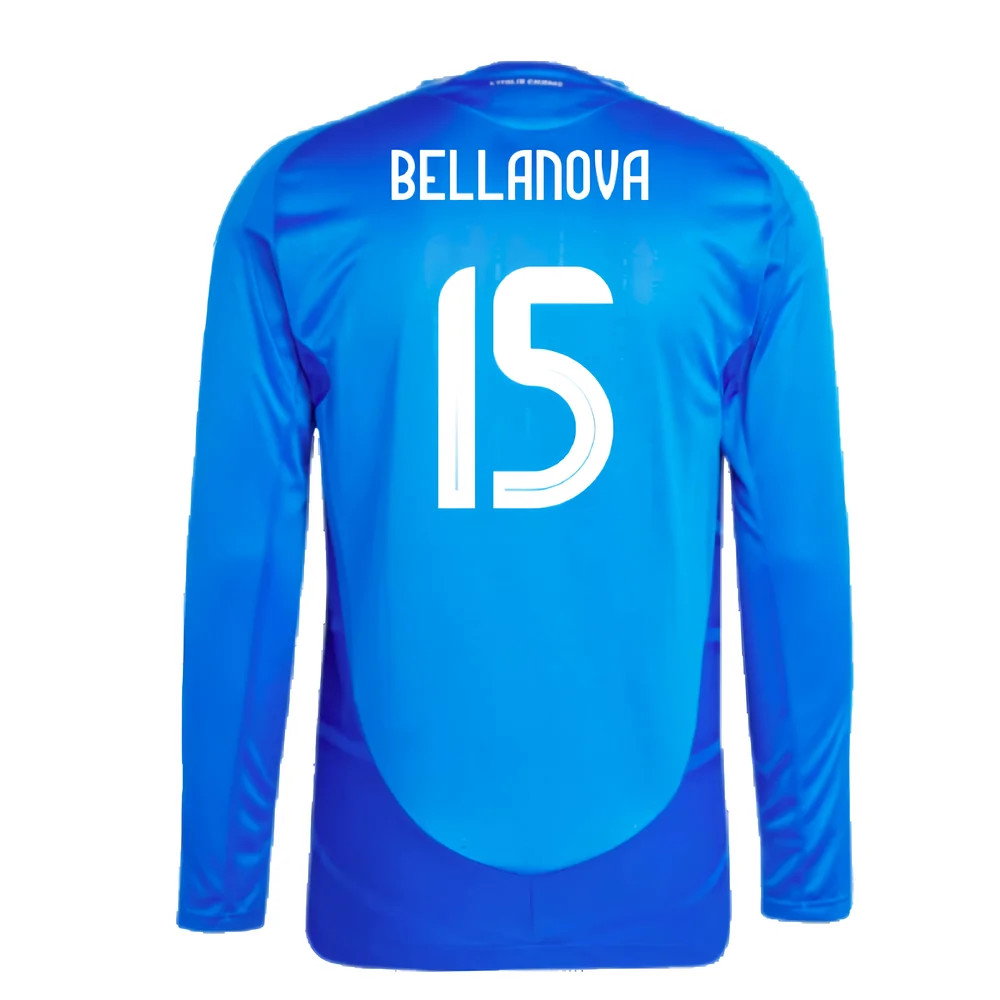 2024-2025 Italy Authentic Long Sleeve Home Shirt (BELLANOVA 15)_2