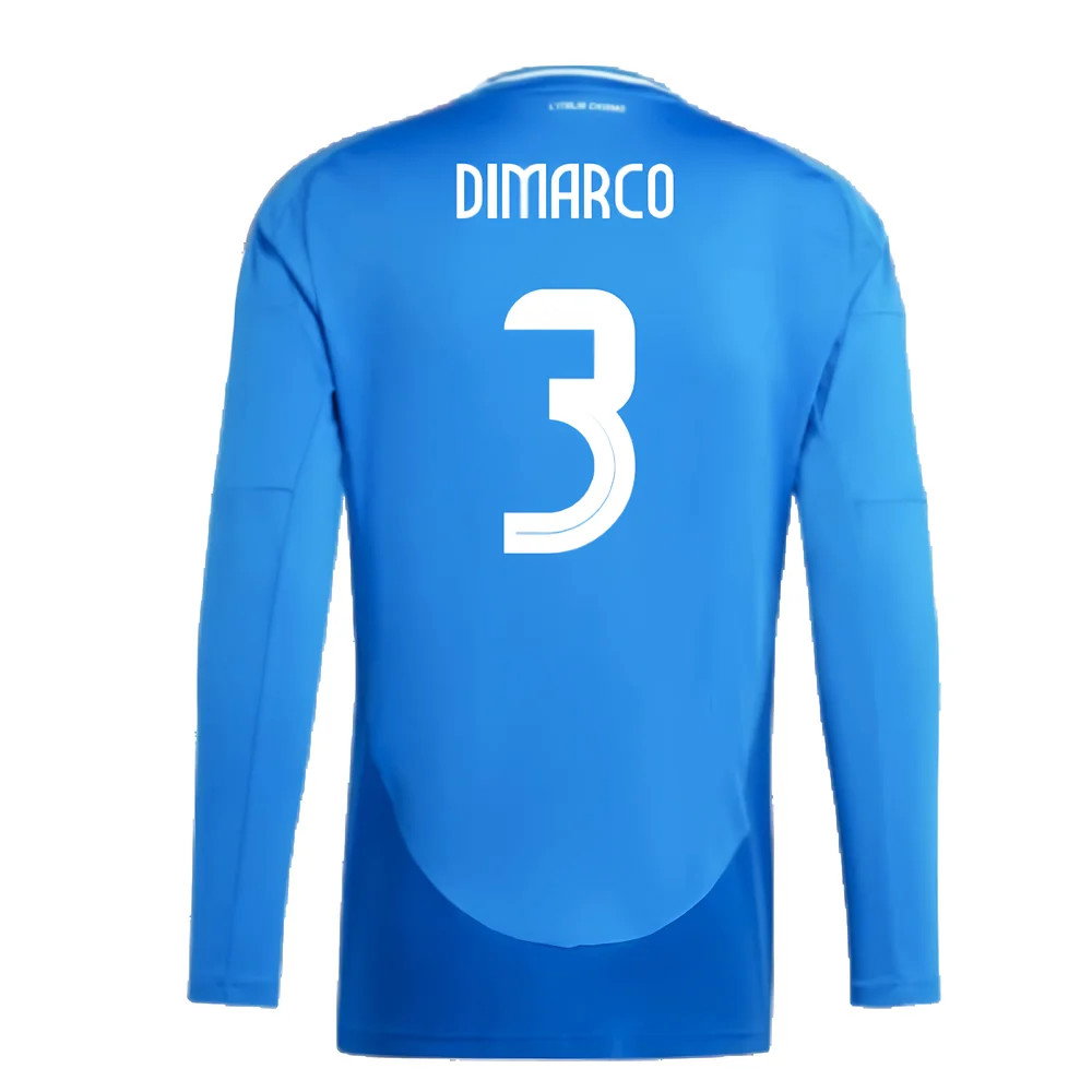 2024-2025 Italy Long Sleeve Home Shirt (DIMARCO 3)_2