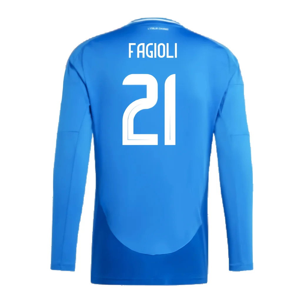 2024-2025 Italy Long Sleeve Home Shirt (FAGIOLI 21)_2