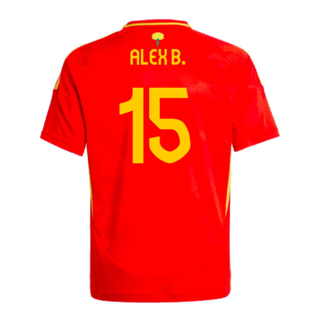 2024-2025 Spain Home Shirt (Kids) (Alex B. 15)_2
