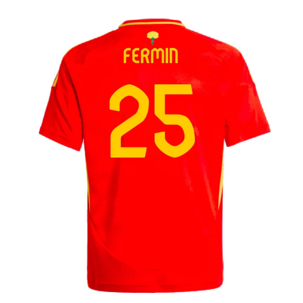 2024-2025 Spain Home Shirt (Kids) (Fermin 25)_2